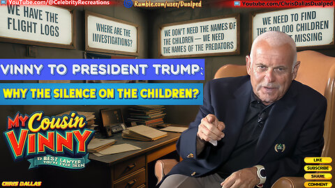 Vinny To President Trump Why The Silence On The Children? Please Don't Ignore It Time is Running Out