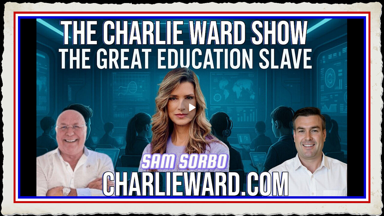 THE GREAT EDUCATION SLAVE WITH CHARLIE WARD , PAUL BROOKER SAM SORBO