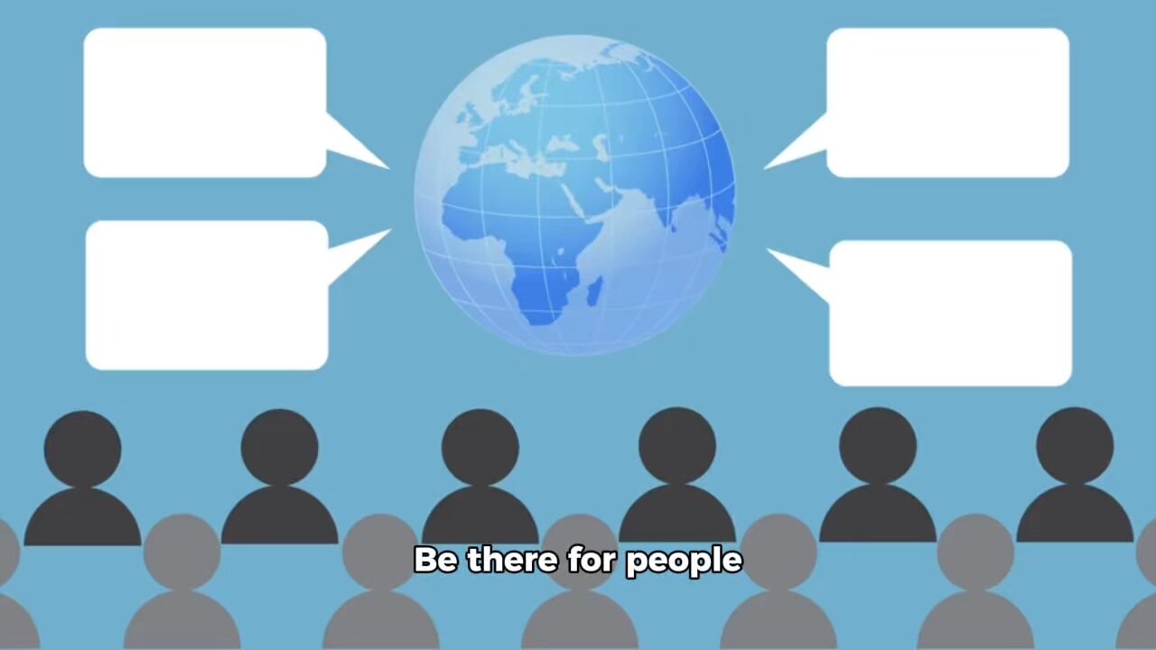 Be there for people