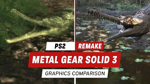 Metal Gear Solid 3 (PS2) vs Metal Gear Solid 3 Remake (Delta Snake Eater) C