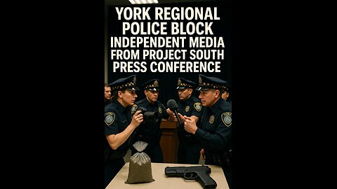 York Regional Police BLOCK Independent Media from Corruption Press Conference