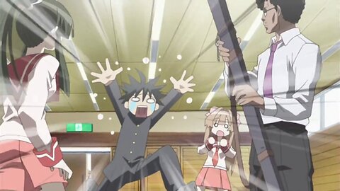 My Bride Is A Mermaid - Nagasumi trying to get Masa away from a sword