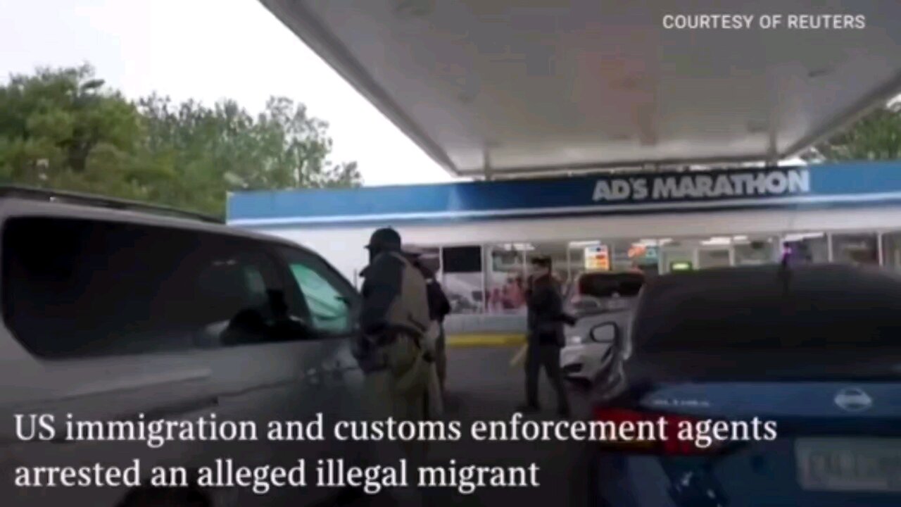 ICE Agents Arrest Alleged Undocumented Migrant in U.S. Operation #ICE #japdmedia #PnDmart #japd