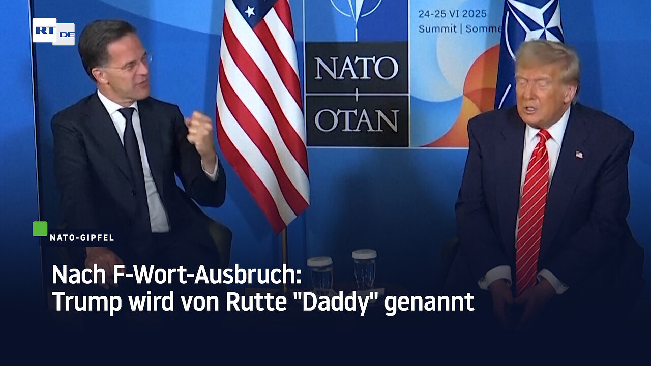 Nach F-Wort-Ausbruch: Trump wird von Rutte "Daddy" genannt