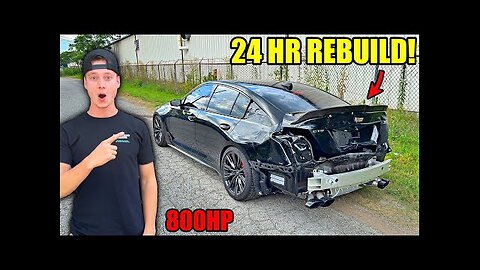 We Rebuilt A Wrecked Cadillac V Blackwing Within 24 Hours