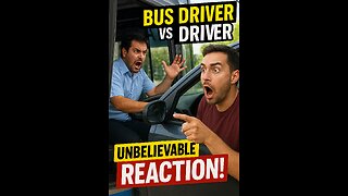 Bus Driver vs Driver – Unbelievable Reaction! Colectivero vs Automovilista – ¡Reacción Increíble! 😱🤣
