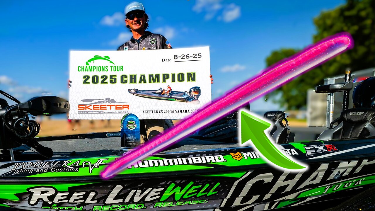 How a SECRET Pink Worm Won a New Boat!