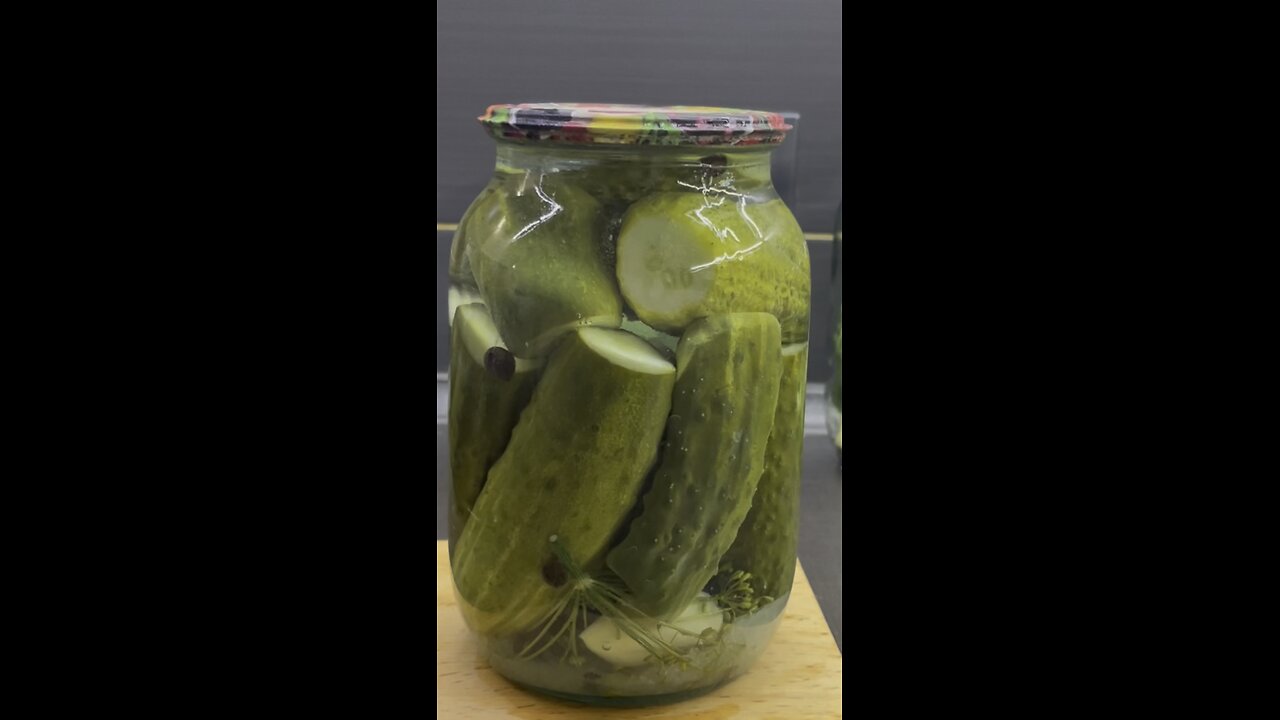 Vinegar-Blanched Pickles