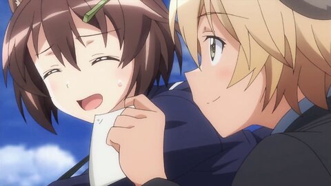 Brave Witches - Hikari, Nipa, Kanoe, and Waltrud on their way