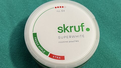 Skruf SuperWhite Apple (Nicotine Pouches) Review