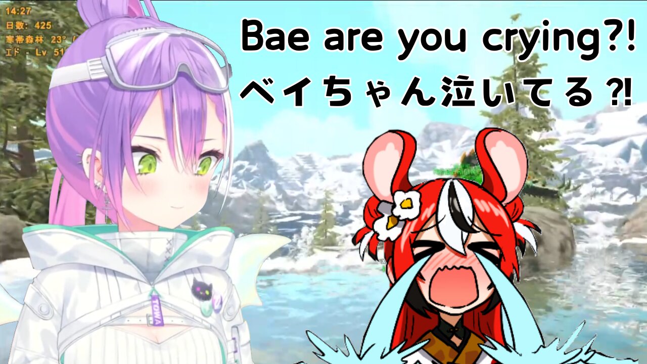 Towa thought Bae was crying but... 【Hololive】
