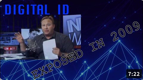 Alex Jones Exposes The Biometric Digital ID Plans Back In 2009