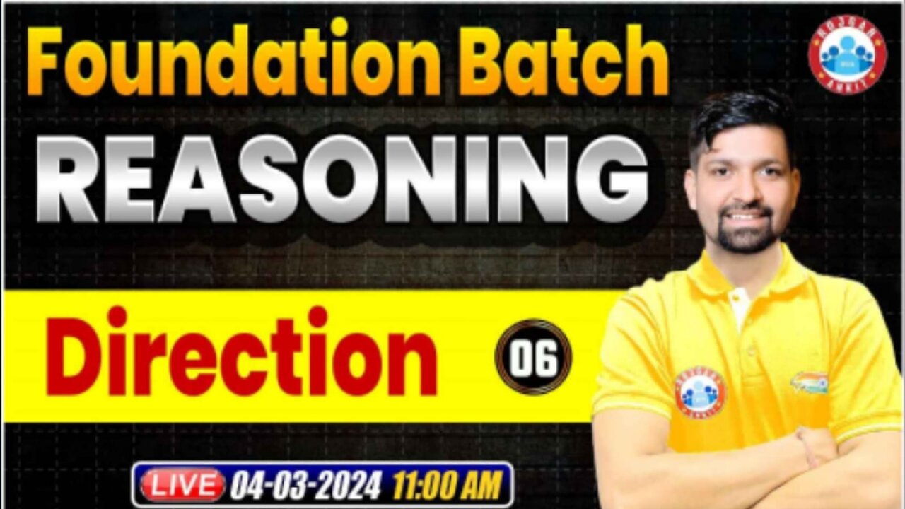 REASONING CLASS#9 DIRECTION TEST PART-6