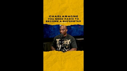 #charlamagnethagod You need radio to become a superstar