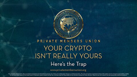Your Crypto Isn’t Really Yours - Here’s the Trap