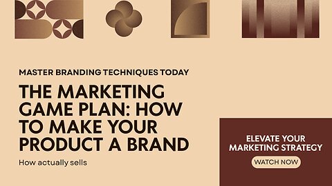 🚀 The Ultimate Marketing Game Plan 💼 | Turn Your Product into a Powerful Brand! 🔥
