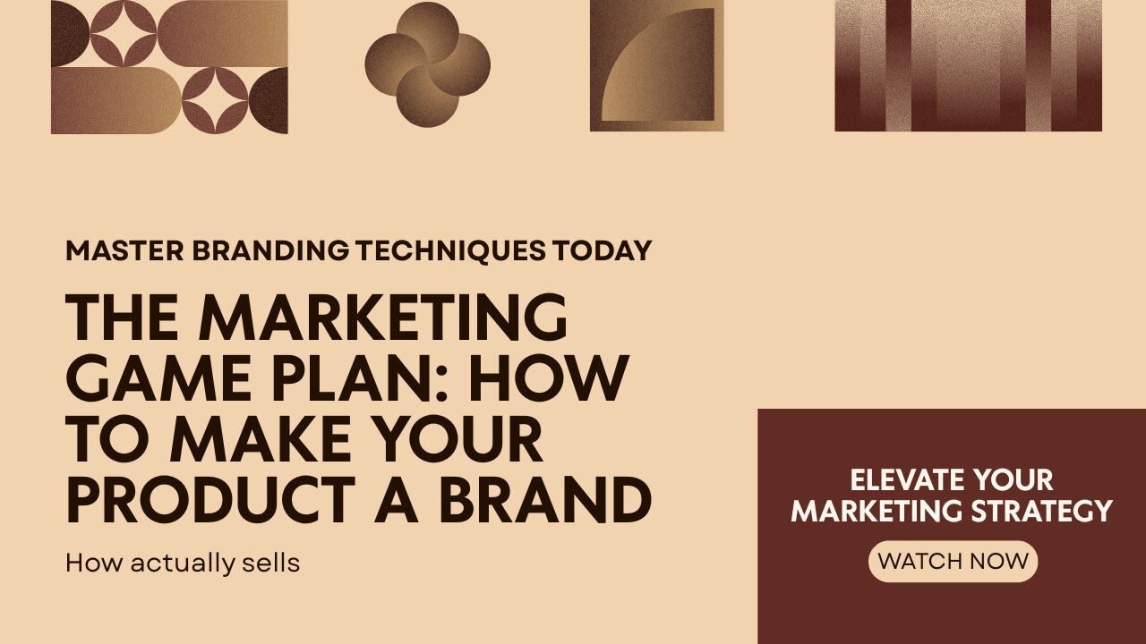 🚀 The Ultimate Marketing Game Plan 💼 | Turn Your Product into a Powerful Brand! 🔥