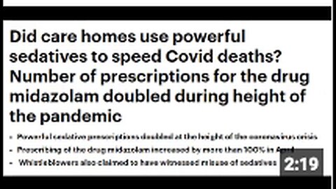 "Malpractice: Midazolam Misuse for Euthanasia by Dishonest Medical Practitioners"