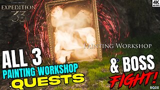 PAINTING WORKSHOP QUESTS and EPIC BOSS FIGHT (Beast LAMPMASTER) 🖌️Clair Obscur: Expedition 33