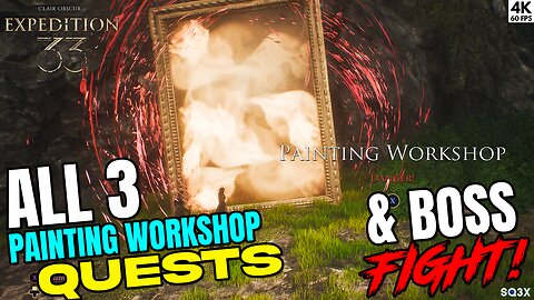 PAINTING WORKSHOP QUESTS and EPIC BOSS FIGHT (Beast LAMPMASTER) 🖌️Clair Obscur: Expedition 33