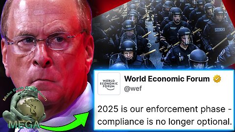Larry Fink Warns Resistance to WEF-BlackRock Means 'Certain Death'