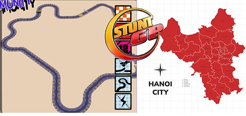 Stunt GP Remasted - Ha Noi Capital of Vietnam Map Racing Car - Đường đua thủ đô Hà Nội Việt Nam