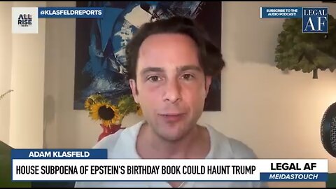 House SUBPOENAS Epstein's Birthday Book w/ Adam Klasfeld