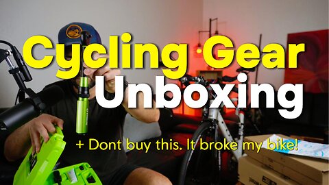 Don't buy this, It broke my bike! 4th Cycling gear unboxing as a new cyclist