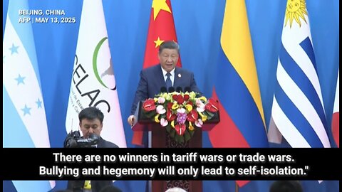 China ~ There are no winners in tariff wars or trade wars. Bullying and hegemony will only lead to self-isolation."