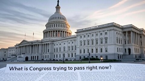 What is Congress trying to pass right now?