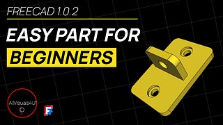 👨‍🎓 FreeCAD 1 - FreeCAD Part Design - FreeCAD Hole Tutorial - What Is A Counterbore Hole | #Shorts