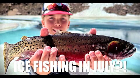 Uncovering Hidden Gems Fishing High Altitude Half Frozen Colorado Backcountry Lakes