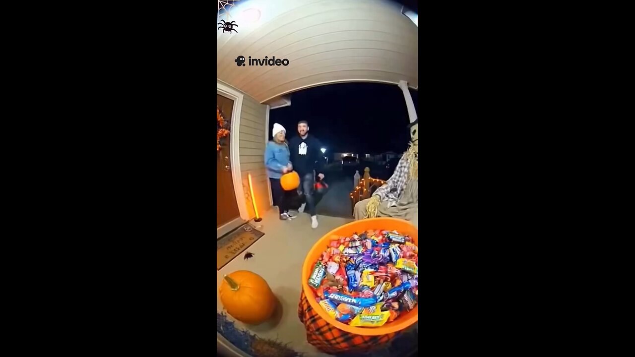 When you think it’s just free candy… but Halloween says BOO! 🎃💀😂 Watch till the end instant karma