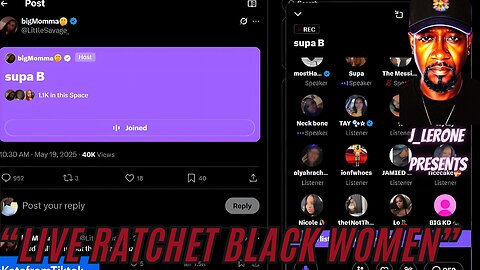 Tommy Sotomayor Live on Twitter Ratchet Black Women.