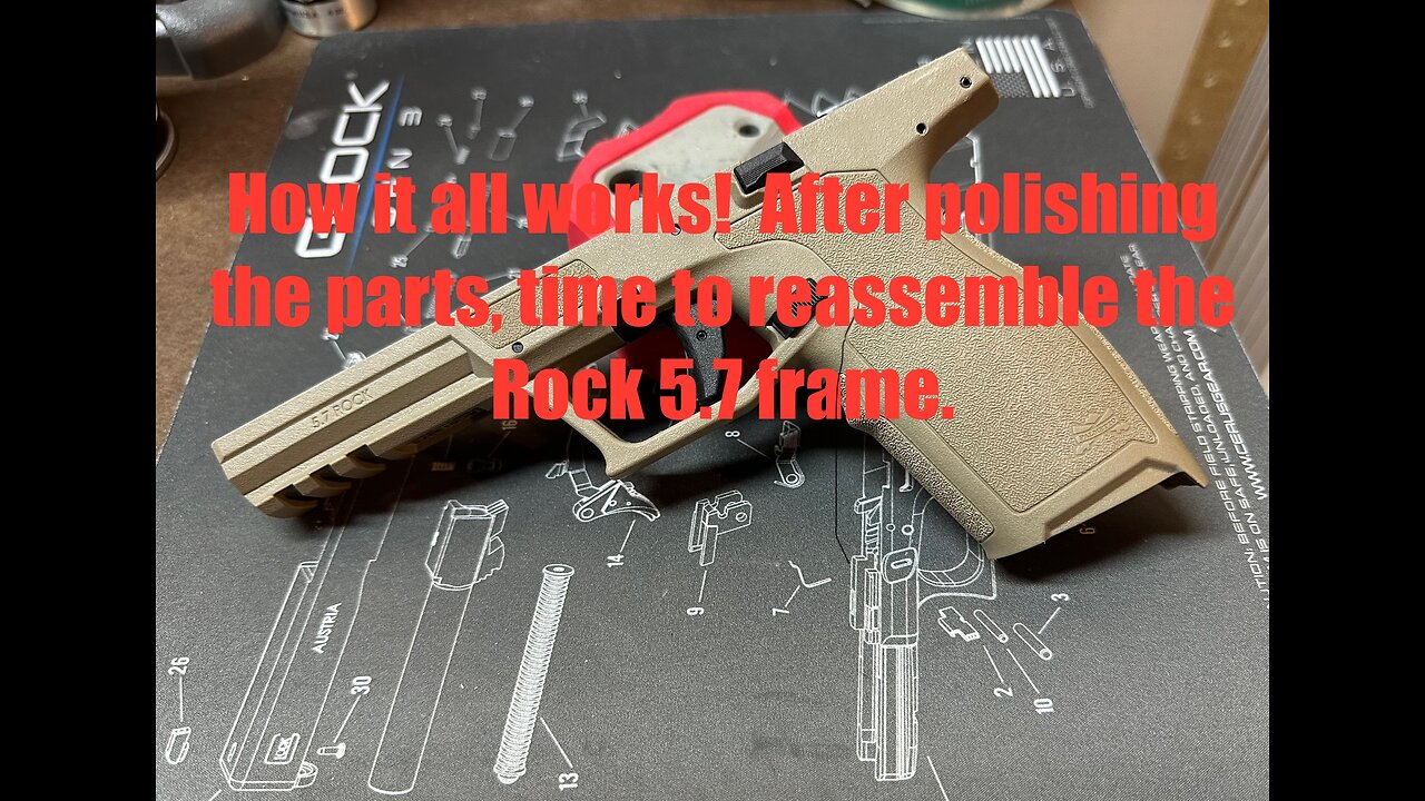Palmetto State Armory Rock 5.7 Full Size: reassembly & how it works after polishing frame parts