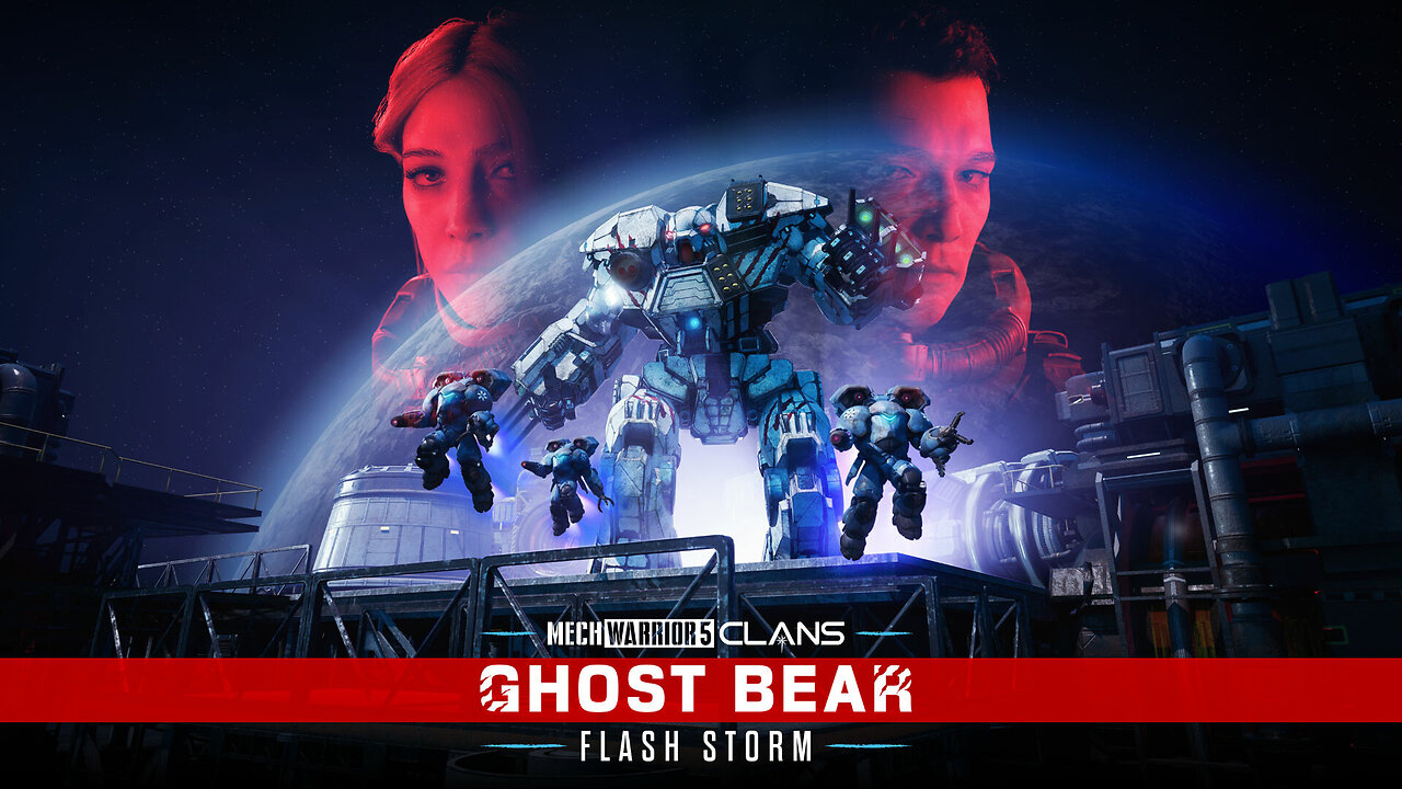 MechWarrior Ghost Bear Flash Storm - All Cutscene Sci-Fi Action 2025