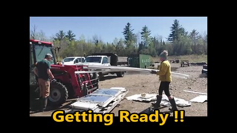 Preparing to Move the Camper Out of the Construction Zone !!