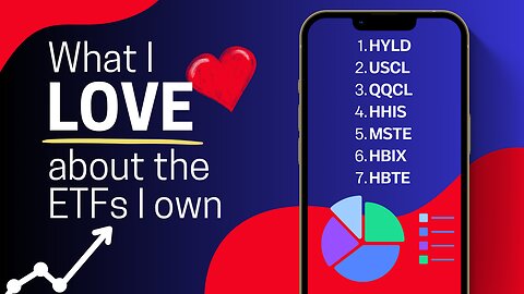 What I LOVE about the ETFs I Own: HYLD USCL QQCL HHIS MSTE HBIX HBTE