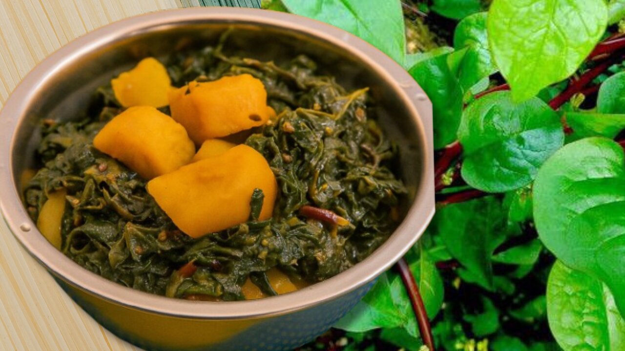 घरमै सजिलो तरिकाले बनाउनुहोस् स्वादिष्ट पोई साग | Poi Saag Recipe Nepali मा | Malabar Spinach