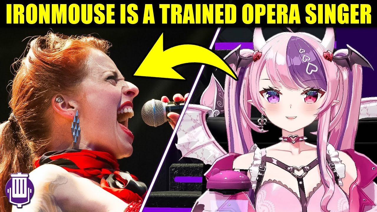 Ironmouse Trained to be a Professional Opera Singer