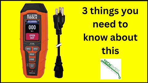 3 things to know about the Klein Tools RT390 Circuit Analyzer