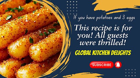If you have potatoes and 3 eggs, this recipe is for you! All guests were thrilled!
