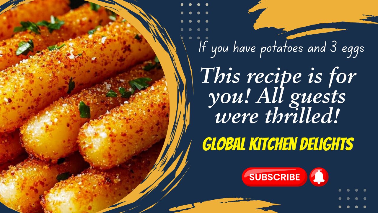 If you have potatoes and 3 eggs, this recipe is for you! All guests were thrilled!