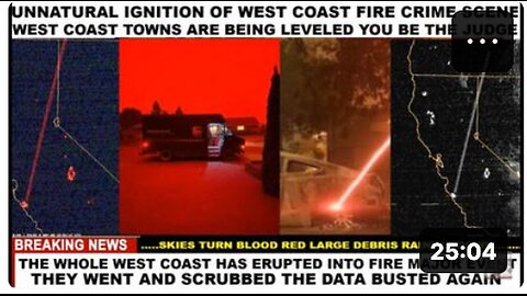 Unnatural West Coast Fires: Concealment of Live Feed Data