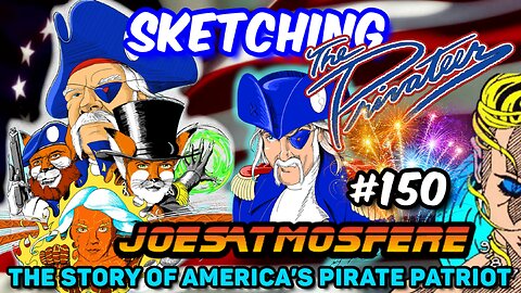Sketching The Privateer: Amateur Comic Art Live, Episode 150!