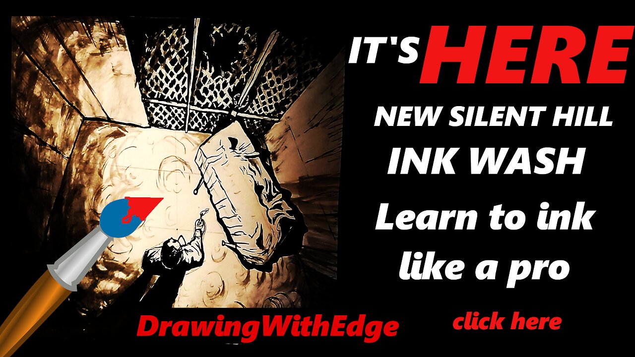 Finally HERE. Learn To Ink Wash like a Pro