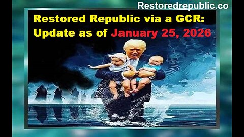 Restored Republic via a GCR: Update as of January 25, 2026