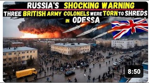 Right after BRITAIN expressed the Wish to kidnap Putin, RUSSIA liquidated UK Army Officers in ODESSA