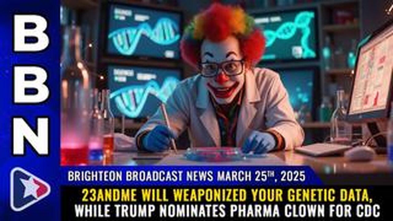 BBN, Mar 25, 2025 – 23andMe will WEAPONIZED your genetic data, while Trump nominates PHARMA CLOWN
