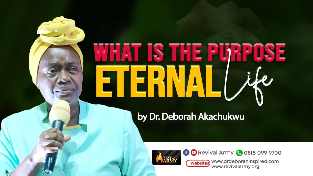 WHAT IS THE PURPOSE OF ETERNAL LIFE